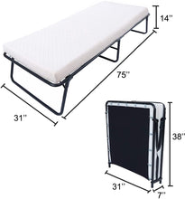 Load image into Gallery viewer, Rollaway Guest Bed Cot Fold Out Bed